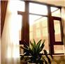 华兴木业 高档实木窗 木铝复合窗 铝包木窗