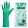 AMMEX爱马斯正品加厚丁腈绿色 耐磨耐酸碱乳胶手套 耐油