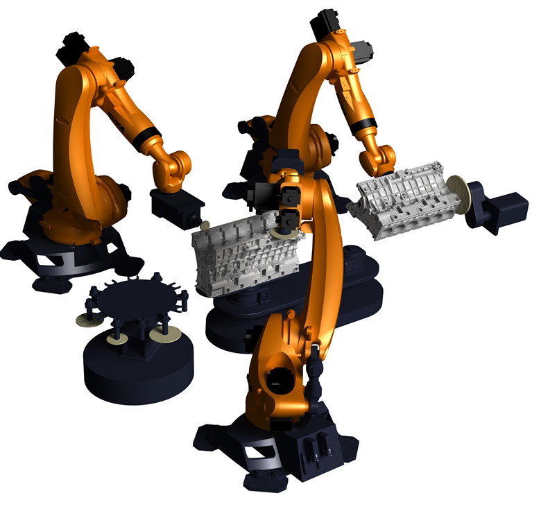 工业打磨机器人首选大连誉洋,高度灵活,高柔性