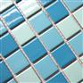 蓝色陶瓷马赛克|工程泳池马赛克|现货批发