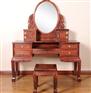 红木梳妆台丨贵妃梳妆台家具丨北京梳妆桌凳