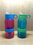 吸管柠檬杯 韩国创意杯子塑料儿童水杯 便携运动男女士随手杯