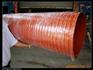 红色高温风管红矽硅胶风管200mm排尘抽排吸烟管耐热300度