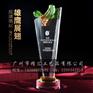 上海水晶奖杯厂家，上海企业优秀经理水晶奖杯定做