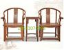 中式太师椅丨红木交椅丨红木官帽椅