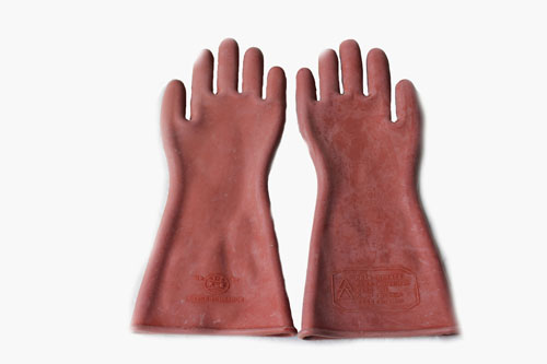 绝缘橡胶手套 绝缘手套可修复电力 绝缘橡胶手