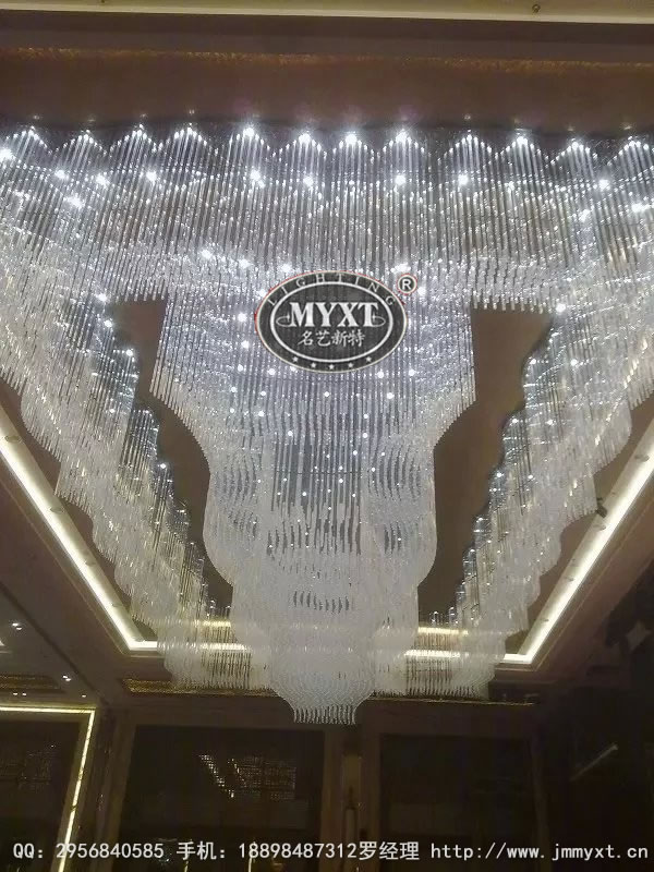 酒店工程水晶灯,大堂工程水晶灯,宴会厅水晶灯