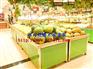 超腾木制货架价格公道的超市水果台出售：合肥超市货架